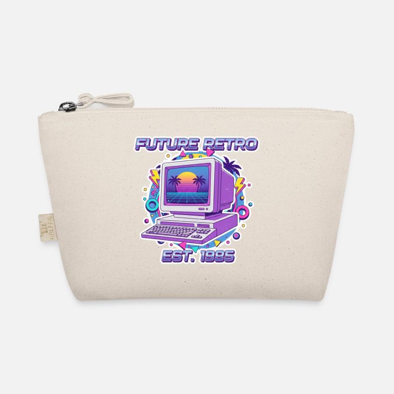 Future Retro 1985 – Vintage Computer Design Bio-Täschchen