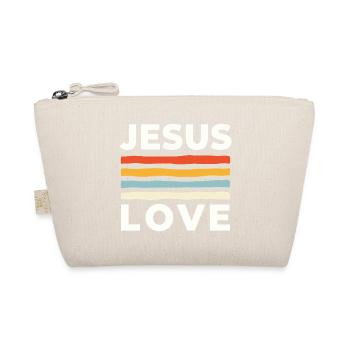 Jesus Love Christliche Nächstenliebe - Organic Pouch - nature - Front