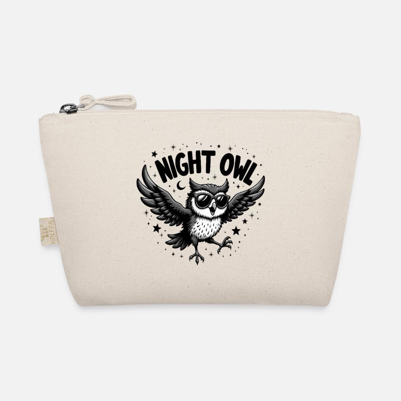 Night Owl Eule mit Sonnenbrille Bio-Täschchen