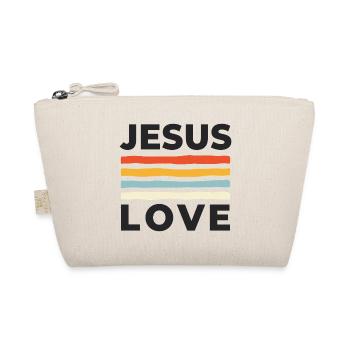 Jesus Love Christliche Nächstenliebe - Organic Pouch - nature - Front