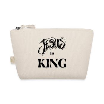 Jesus is King - Organic Pouch - nature - Front