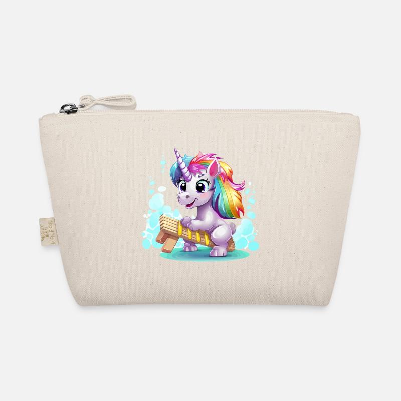 Rainbow Unicorn Sleigh Organic Pouch