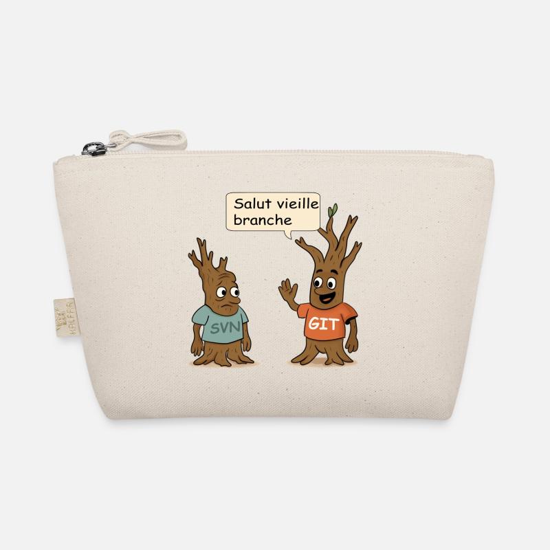 SVN Git developer humor t-shirt Organic Pouch