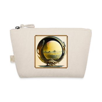 Sphere Ring Surreal Moon World - Organic Pouch - nature - Front
