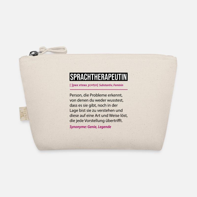 Sprachtherapeutin Definition Lustiges Beruf Spruch - Bio-Täschchen - Natur