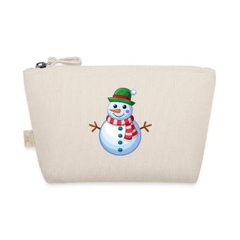 Snowman - Organic Pouch - nature - Front