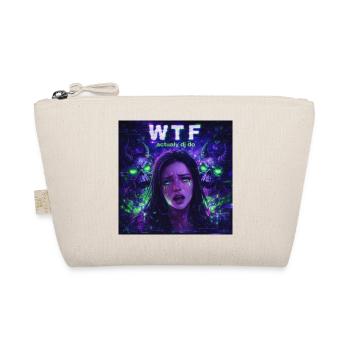 Was zum Teufel, DJs machen tatsächlich Merch - Bio-Täschchen - Natur - Vorne