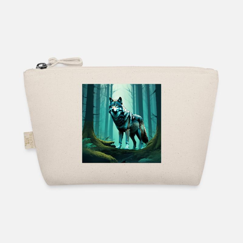 Loup des bois dans la forêt de nuages Trousse biologique