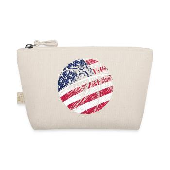 USA Flag Basketball Patriotic American Sport Gift - Trousse biologique - nature - Devant
