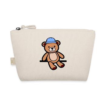 Puppe Teddybär Bären - Bio-Täschchen - Natur - Vorne