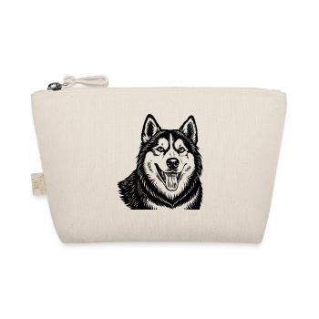 Sibirischer Husky - Bio-Täschchen - Natur - Vorne