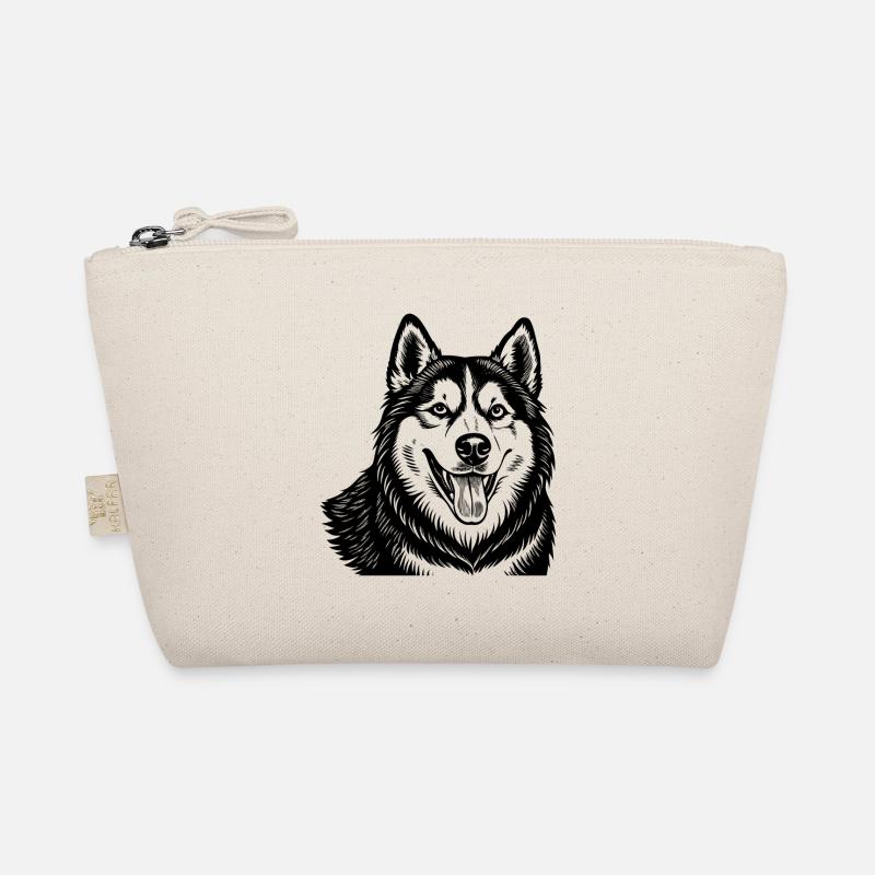 Sibirischer Husky Bio-Täschchen