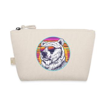 Lunettes de soleil rétro Polar Bear - Trousse biologique - nature - Devant