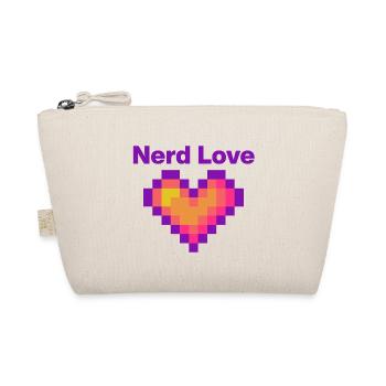 Amour de nerd – Cœur de pixels, Gamer Lovee Language - Trousse biologique - nature - Devant