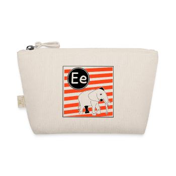 E for Elephant Letters for Learning to Read - Organic Pouch - nature - Front