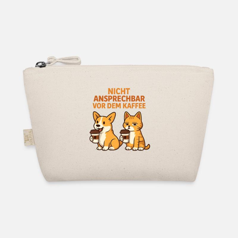 Hund und Katze  - Bio-Täschchen - Natur