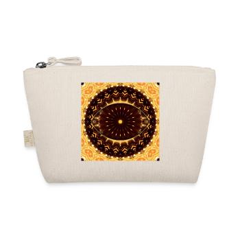 Fire Eye Mandala - Organic Pouch - nature - Front