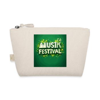 Green Music Festival Motif - Organic Pouch - nature - Front