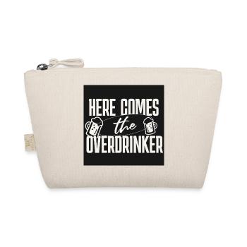 Here comes the Overdrinker  - Bio-Täschchen - Natur - Vorne