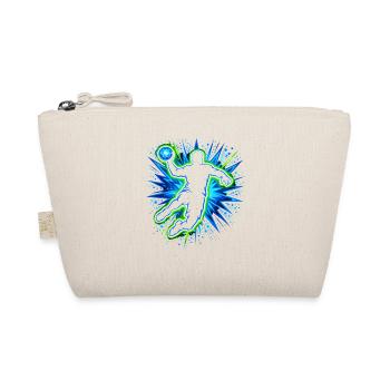 Joueurs de handball enfants garçons joueurs de handball - Trousse biologique - nature - Devant