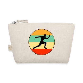 Coureur masculin Retro Sunset Vintage Sport Sport Gif - Trousse biologique - nature - Devant