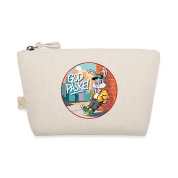 Easter Bunny Streetbadge - funny Easter bunny - Organic Pouch - nature - Front