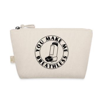 You Leave Me Speechless – Asthma Flirt & Nerd - Organic Pouch - nature - Front
