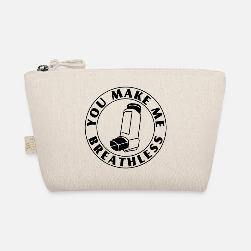 Du machst mich sprachlos – Asthma Flirt & Nerd Bio-Täschchen