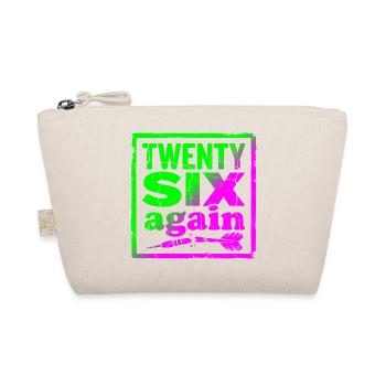 Darts shirt or cup 26 points miss - Organic Pouch - nature - Front