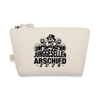 Bachelor Party 2026 Jga Skeleton - Organic Pouch - nature - Front
