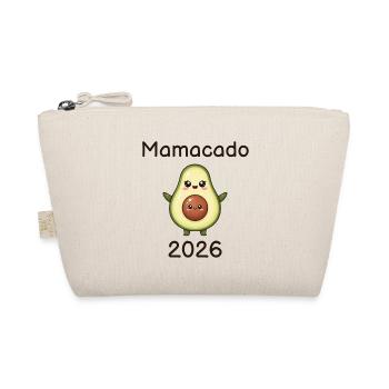 Mamacado 2026 – expectant mom avocado - Organic Pouch - nature - Front