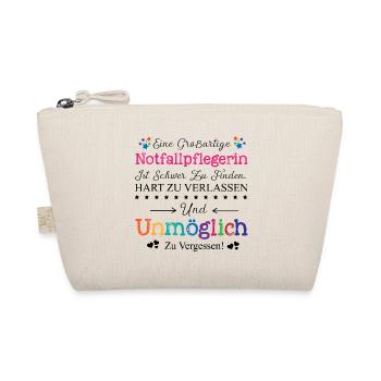 Emergency nurse profession gift farewell nurse - Organic Pouch - nature - Front