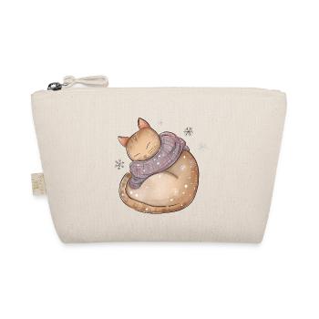 Chemise de chat de Noël Chat Douillet Dormeur Hiver - Trousse biologique - nature - Devant