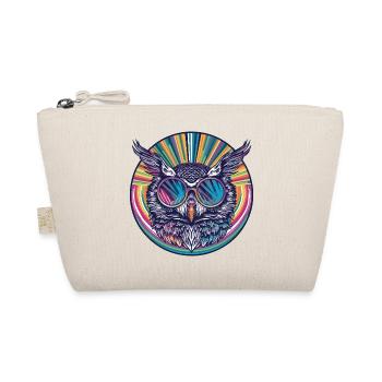 Owl Sunglasses Animal - Organic Pouch - nature - Front