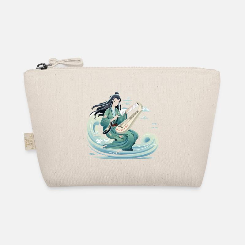 Guqin Master on Sea Wave Organic Pouch
