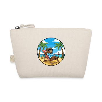 Coole Bear Beach Urlaubs-Sommerstimmung - Bio-Täschchen - Natur - Vorne