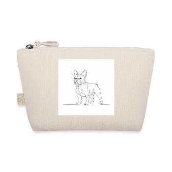 Art au trait du bouledogue français - Trousse biologique - nature - Devant