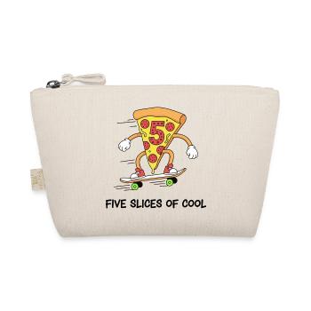 Cinq tranches de patineur de pizza cool - Trousse biologique - nature - Devant