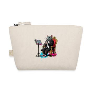 Rat in tuxedo plays clarinet - Organic Pouch - nature - Front