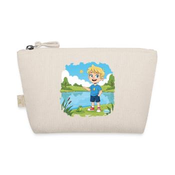 Bouno the Little Adventurer at the Lake - Children's Comic - Organic Pouch - nature - Front