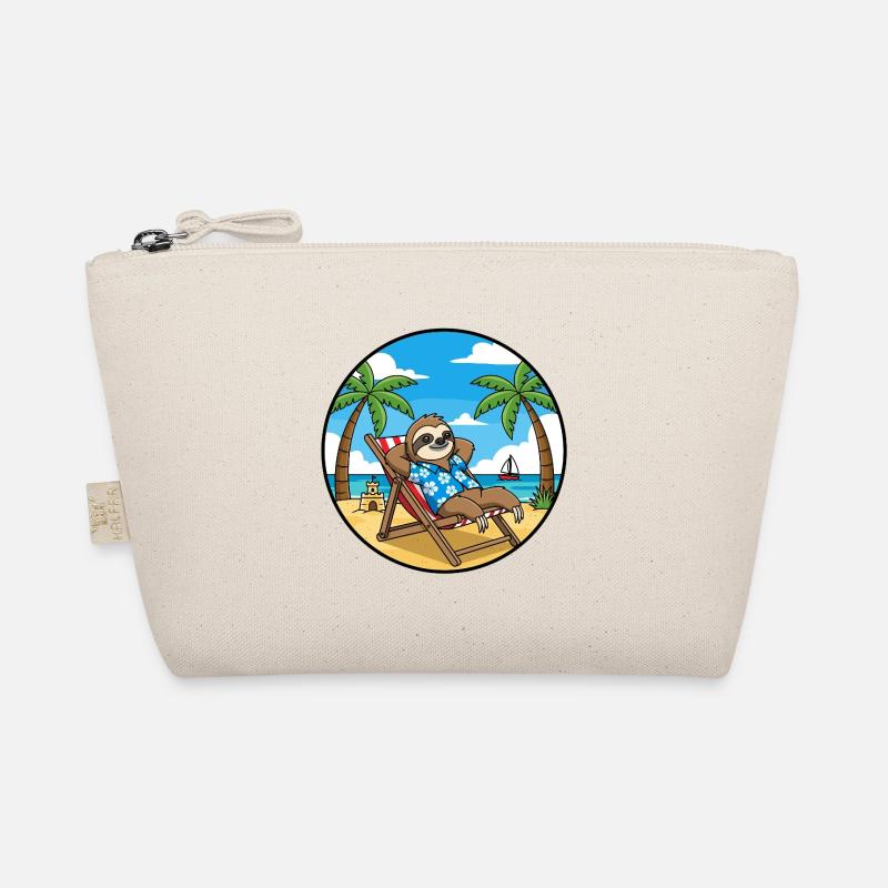 Ambiance estive cool pour les vacances à Sloth Beach Trousse biologique
