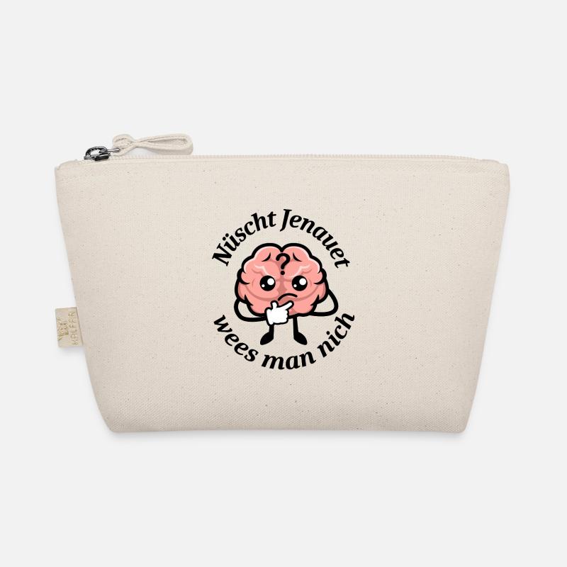 Berliner way of saying: Nothing is really certain  - Bio-Täschchen - Natur