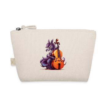 Cello pony in fantasy orchestra - Organic Pouch - nature - Front