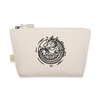 Serenity Dragon - Mindfulness & Fantasy - Organic Pouch - nature - Front