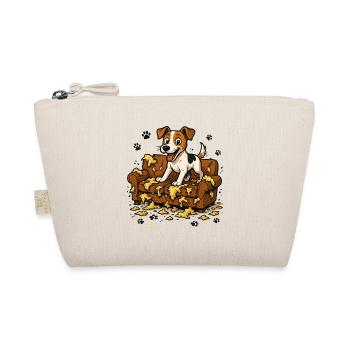 Cadeau des traces de chien drôles du Jack Russell Terrier - Trousse biologique - nature - Devant