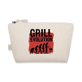 Grill Evolution Funny Grill Master Saying - Organic Pouch - nature - Front