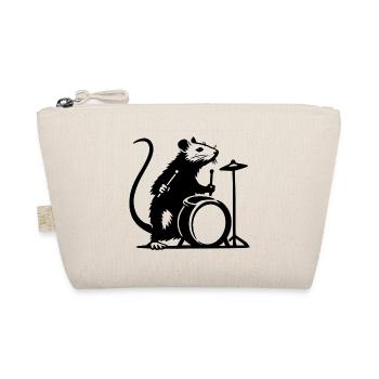 Rat on drums - Organic Pouch - nature - Front