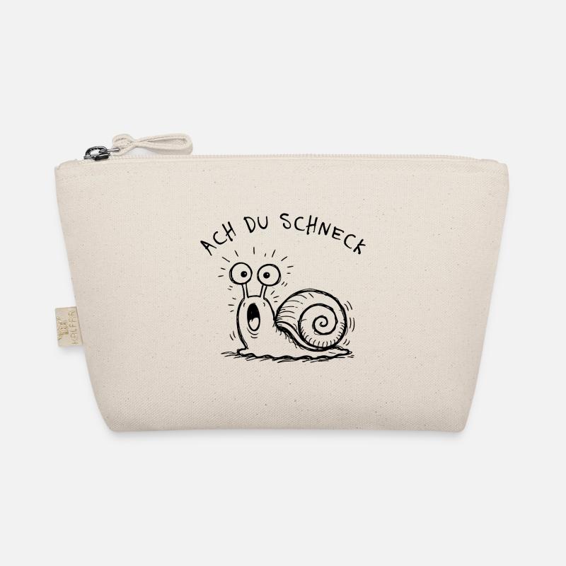 Oh You Snail Funny Saying Doodle Organic Pouch