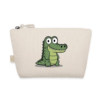 Crocodile - Organic Pouch - nature - Front