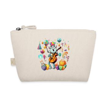 Party goat with guitar groove - Organic Pouch - nature - Front